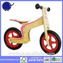 Alta qualidade crianças bicicleta de madeira